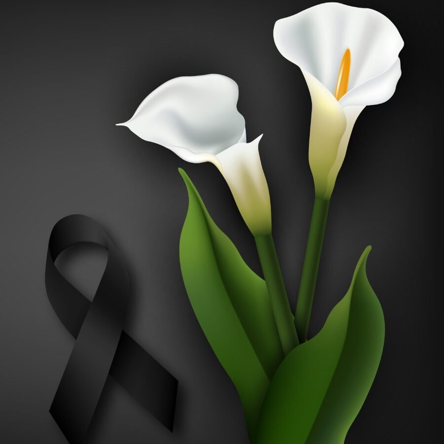 Obituary background design